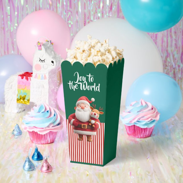 Caja Para Regalos Santa Holding Reindeer Toy (Fiesta)