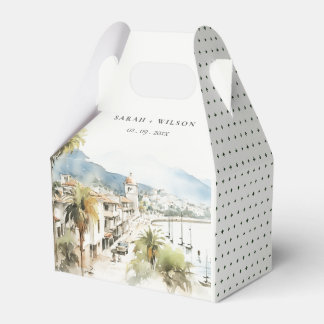 Caja Para Regalos Santa Marta Colombia Watercolor Landscape Wedding