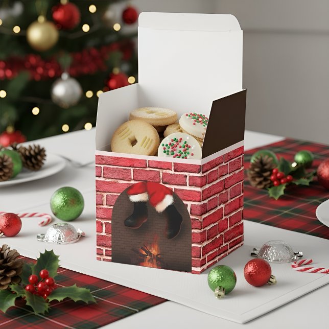 Caja Para Regalos Santa por la chimenea (Subido por el creador)