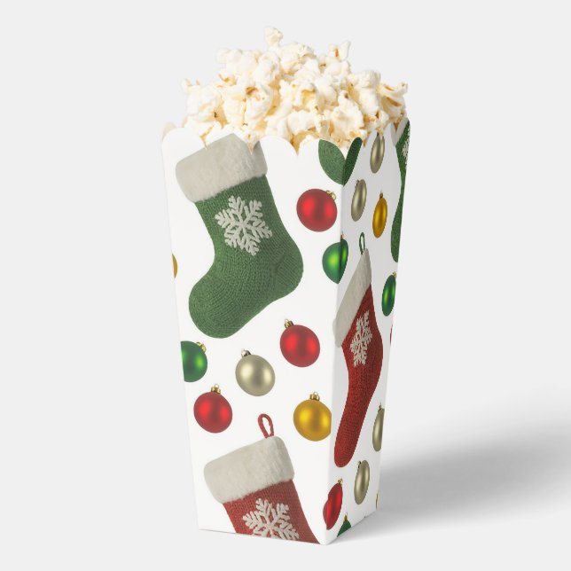 Caja Para Regalos Santas Stocking (apareció)