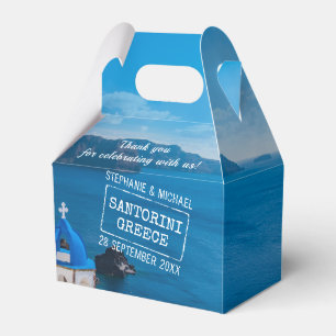 Caja Para Regalos Santorini Grecia Matanza de destino personalizada