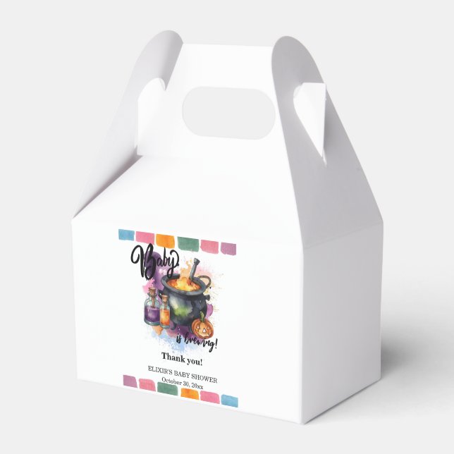 Caja Para Regalos Se está preparando un bebé | Cute Halloween Baby S (Front Side)