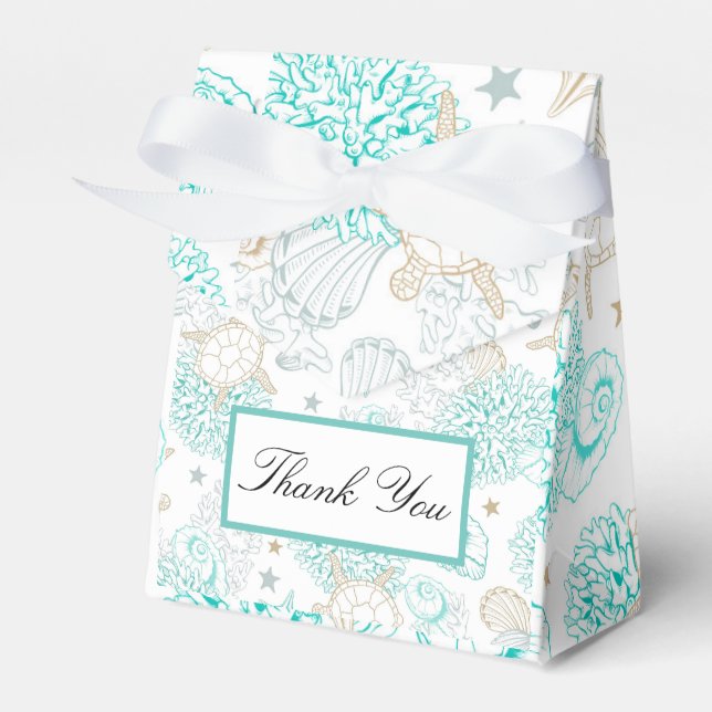 Caja Para Regalos Sea The Love Beach Wedding Flat (Front Side)