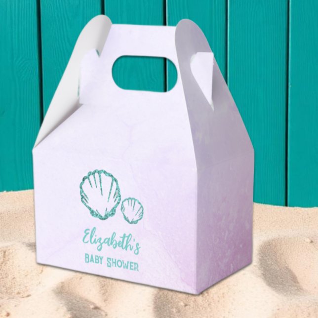 Caja Para Regalos Seashell Baby Shower (Subido por el creador)