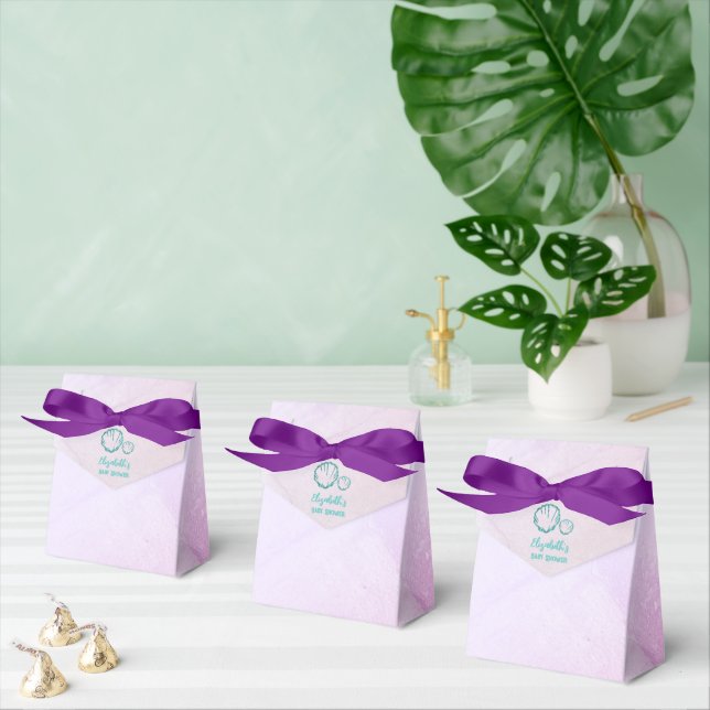 Caja Para Regalos Seashell Baby Shower (Múltiple)