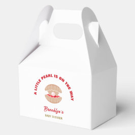 Caja Para Regalos Seashell Baby Shower A Little Pearl Está En Camino