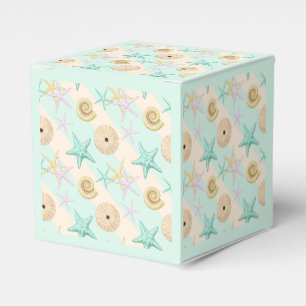 Caja Para Regalos Seashells Retro Pastel Sea Life