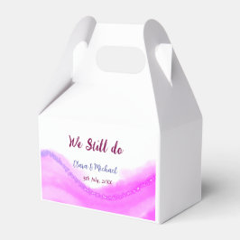 Caja Para Regalos Seguimos haciendo brillo purpurina de color púrpur