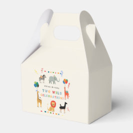 Caja Para Regalos Segundo cumpleaños salvaje y caprichoso