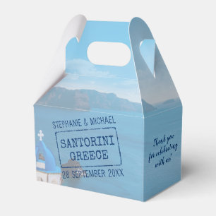 Caja Para Regalos Sello de pasaporte del Personalizado de la boda de
