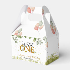 Caja Para Regalos Selva Safari Salvaje Un primer cumpleaños