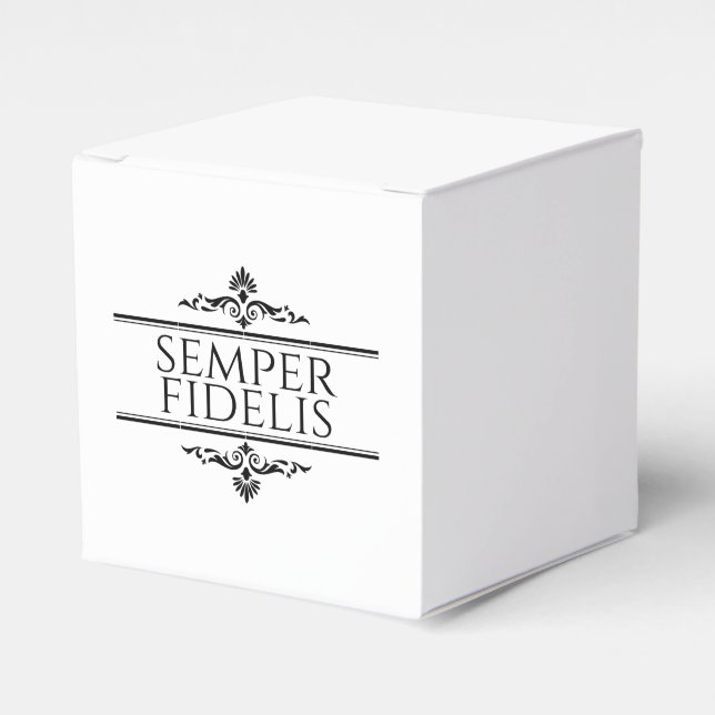 Caja Para Regalos Semper Fidelis (Costado Anverso)