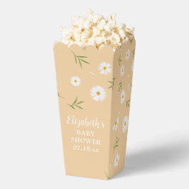 Caja Para Regalos Sencilla elegancia White Daisies Summer Baby Showe