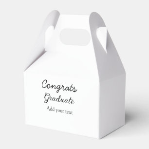 Caja Para Regalos Sencillas felicitaciones mínimas graduación añadir