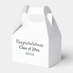 Caja Para Regalos Sencillas felicitaciones por graduación mínima aña