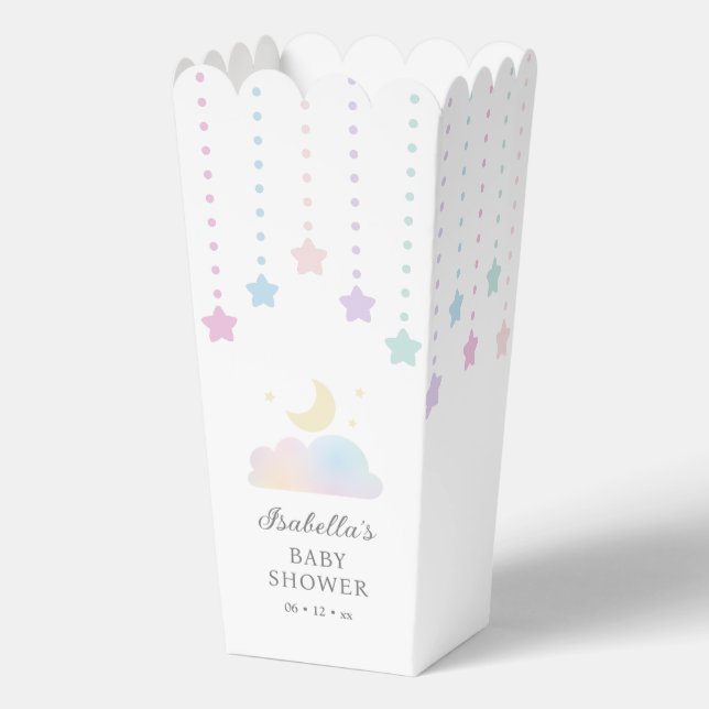 Caja Para Regalos Sencillo elegante Twinkle Little Stars Baby Shower (Anverso)
