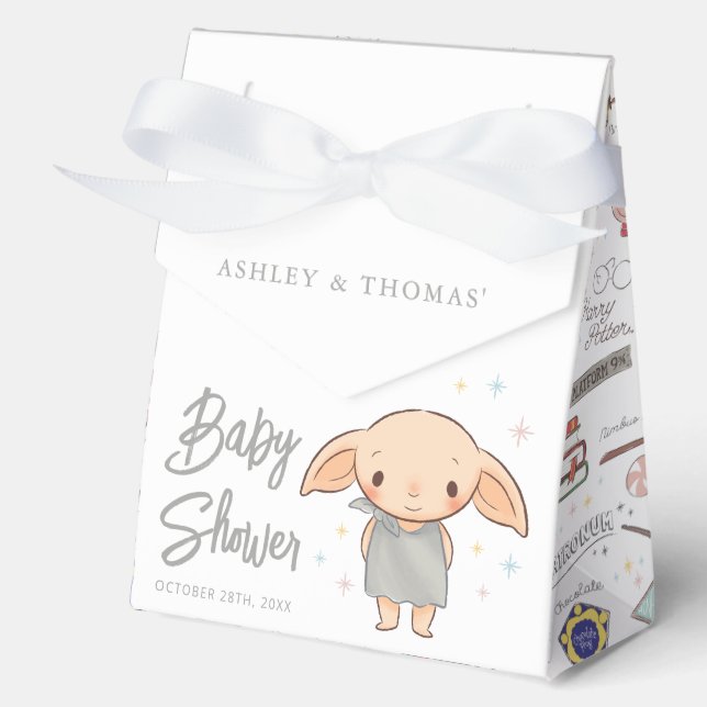 Caja Para Regalos Sencillo Harry Potter - Baby Shower de Dobby (Anverso)