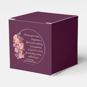 Caja Para Regalos Sentido Y Sensibilidad Cita I - Estilo Cuto