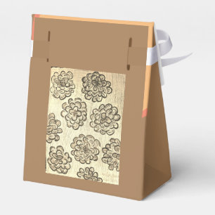Caja Para Regalos Sepia Marigolds