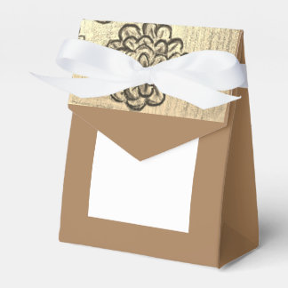 Caja Para Regalos Sepia Marigolds