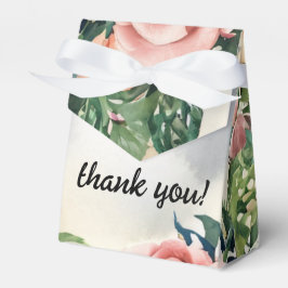 Caja Para Regalos Serene Garden Wreath: Elegancia Floral Pastel