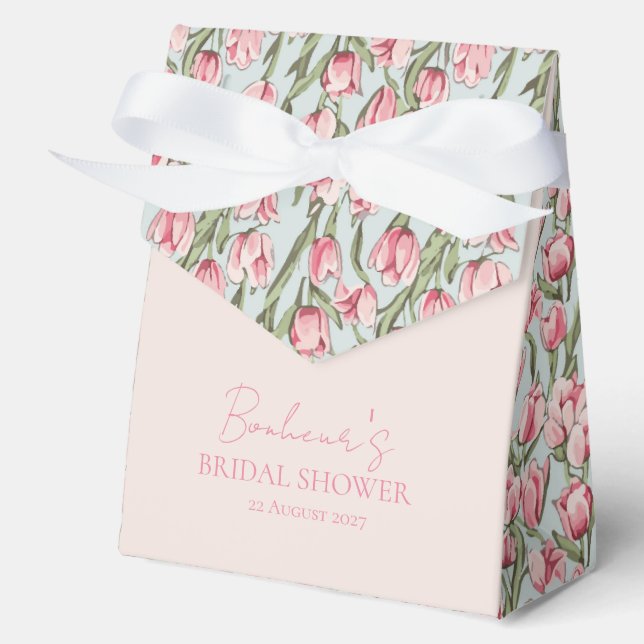 Caja Para Regalos Serenidad de fila rosa (Anverso)