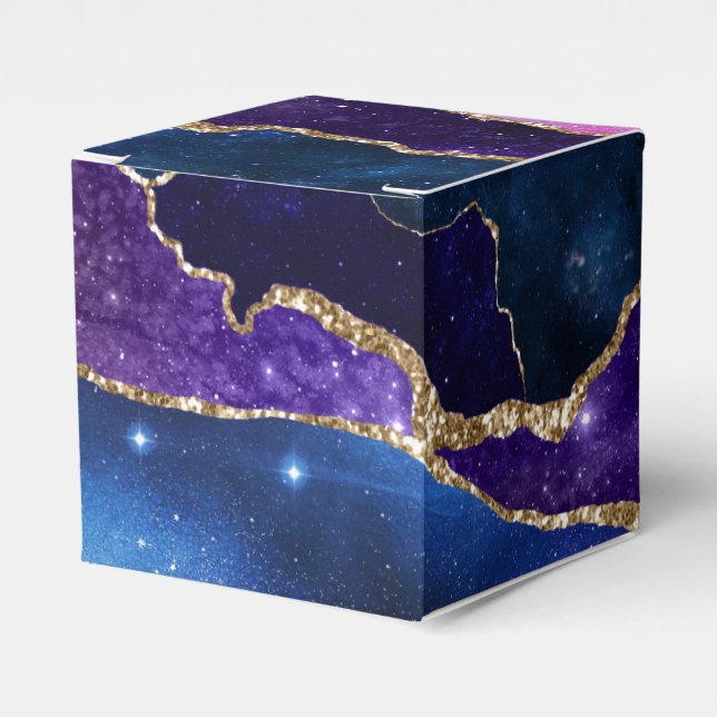 Caja Para Regalos Serie Galaxy Agate Diseño 13   (Costado Anverso)