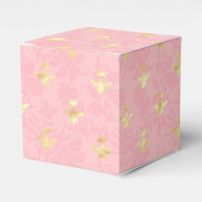 Caja Para Regalos Serie Princesa Abeja Diseño #4   (Costado Anverso)