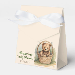 Caja Para Regalos Sexo del oso bebé Baby Shower neutro