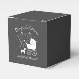 Caja Para Regalos Sexo neutro en Baby Shower para perros chihuahua