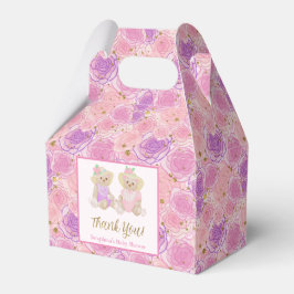 Caja Para Regalos Shabby Pink Roses Tea Fiesta Baby Shower