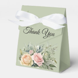 Caja Para Regalos Shades of Sage Green Gracias Boda