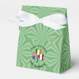 Caja Para Regalos Shamrock americano irlandés-austriaco personalizad
