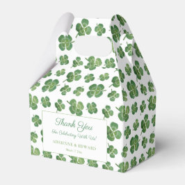 Caja Para Regalos Shamrock St Patricks Day Ducha de matrimonio