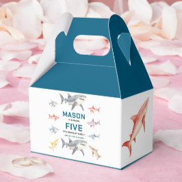 Caja Para Regalos Shark Splash 5th Birthday Party | Cute Ocean Kids