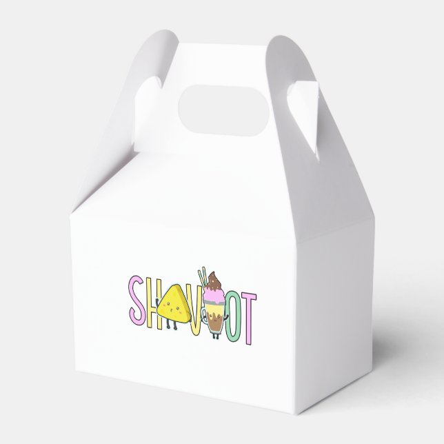 Caja Para Regalos Shavuot - Shavuos, helado fiesta, pastel de queso (Front Side)