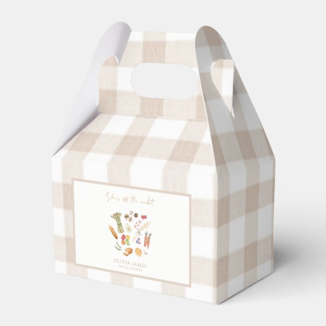 Caja Para Regalos She is off the market floral bridal shower (Front Side)