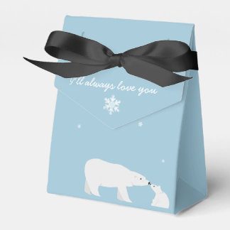 Caja Para Regalos Siempre te amaré Polar Bear Tent Favor Box