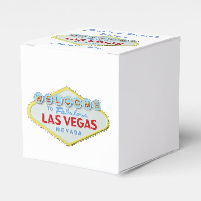 Caja Para Regalos Signo positivo de Las Vegas (Costado Anverso)