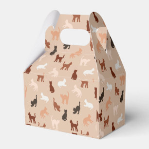 Caja Para Regalos Silhouette de gato