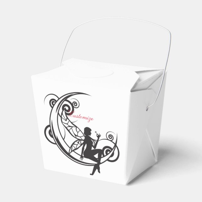 Caja Para Regalos Silhouette de hadas lunares Thunder_Cove (Front Side)