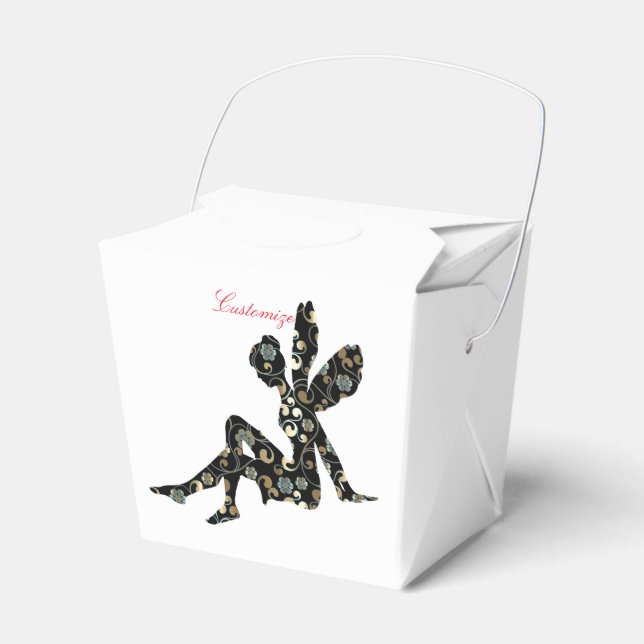 Caja Para Regalos Silhouette de hadas Thunder_Cove (Front Side)