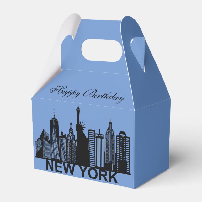 Caja Para Regalos Silhouette de Nueva York (Front Side)