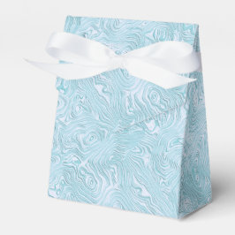 Caja Para Regalos Silk Moire Small Pattern in Bright Aqua