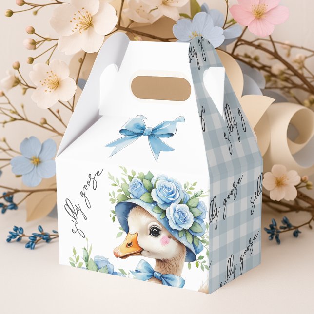 Caja Para Regalos  Silly Goose Boy Birthday baby shower (Subido por el creador)