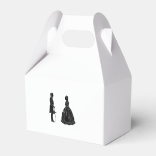 Caja Para Regalos silueta de abraham lincoln mary todd lincoln