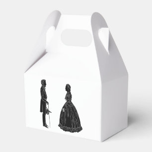 Caja Para Regalos silueta de abraham lincoln mary todd lincoln