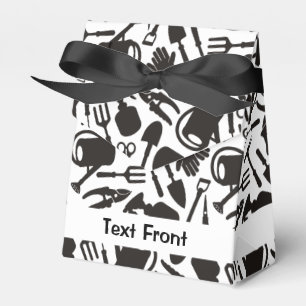 Caja Para Regalos Siluetas de los iconos que cultivan un huerto