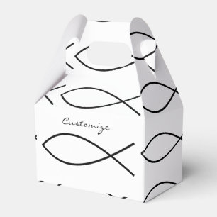 Caja Para Regalos Símbolo cristiano de pescado Ichthys Thunder_Cove