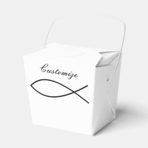 Caja Para Regalos Símbolo cristiano de pescado Ichthys Thunder_Cove